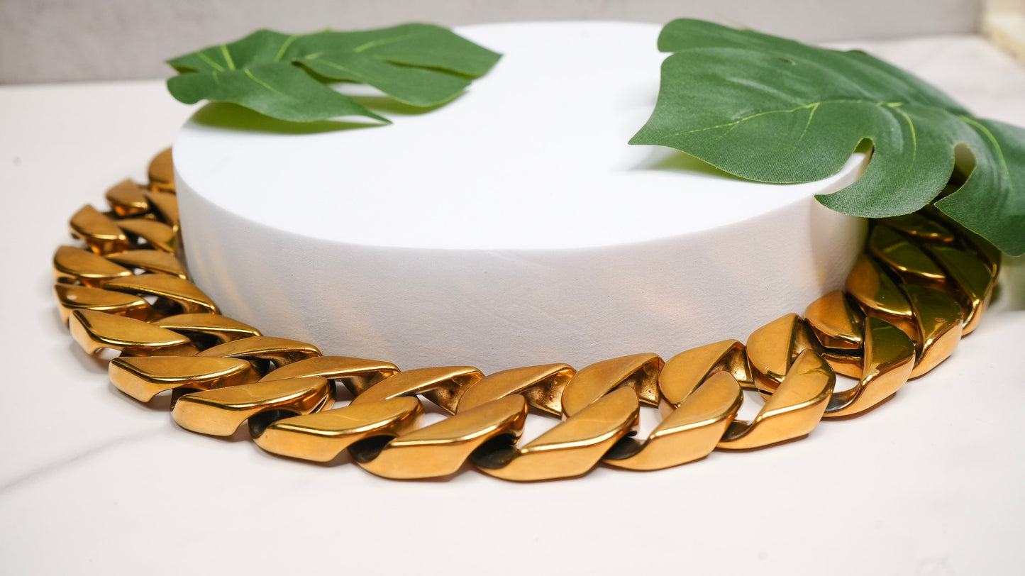 STATEMENT CUBAN LINK - GOLD