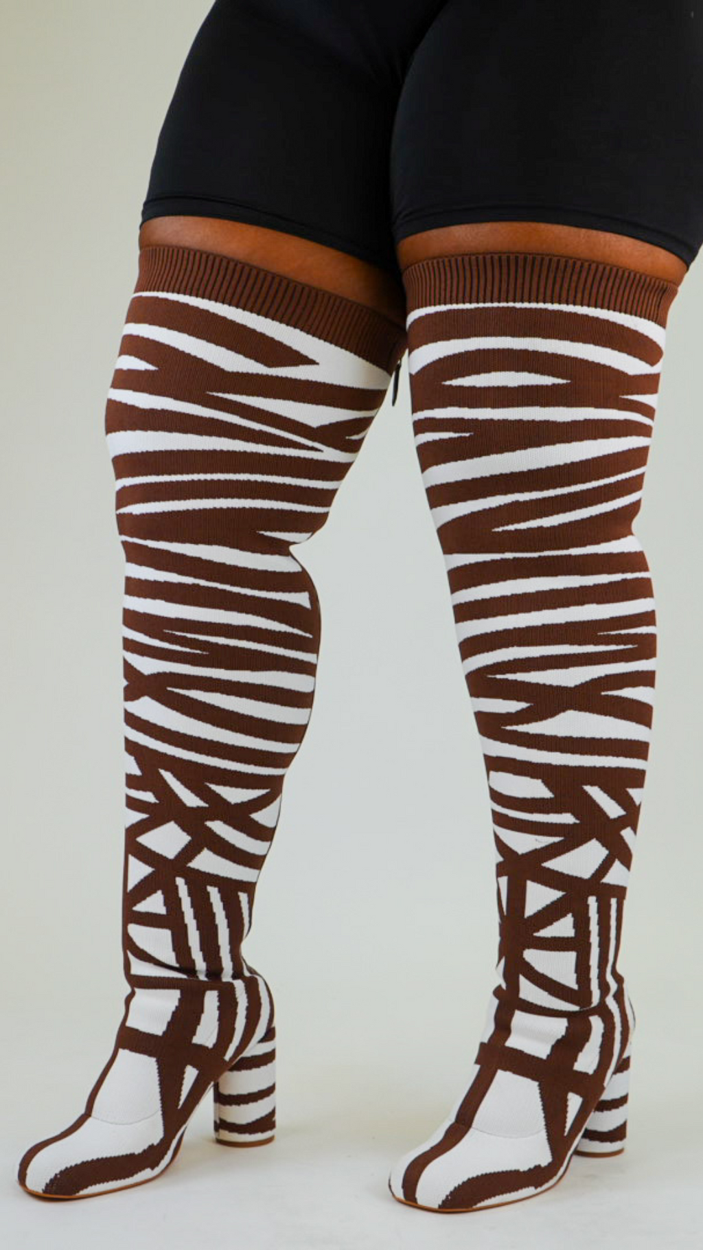 eilah wide calf thigh high boot