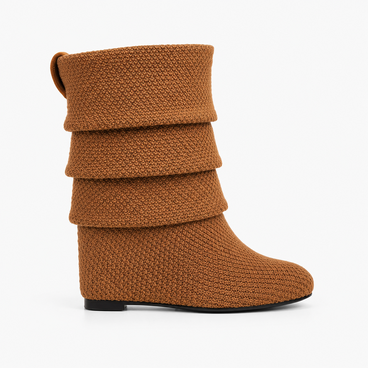 LONDON WEDGE BOOT - CAMEL