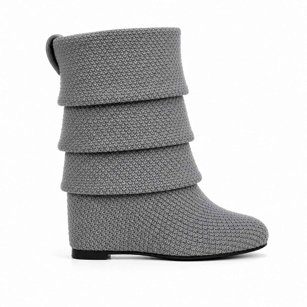 LONDON WEDGE BOOT - GREY