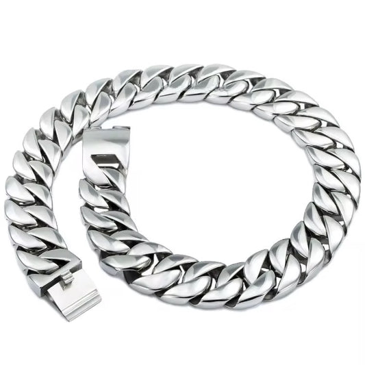 STATEMENT CUBAN LINK - SILVER