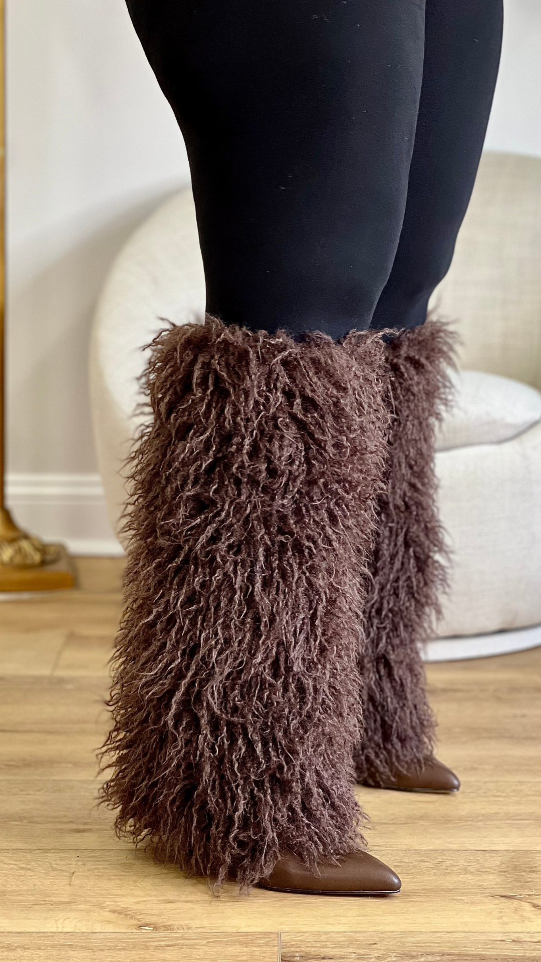 SAVANNAH KNEE HIGH - CHOCOLATE