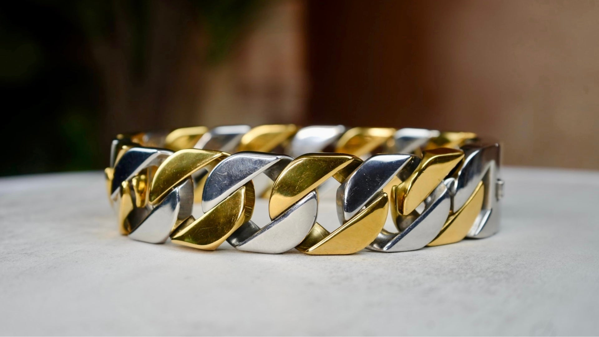 STATEMENT CUBAN LINK - TWO TONES