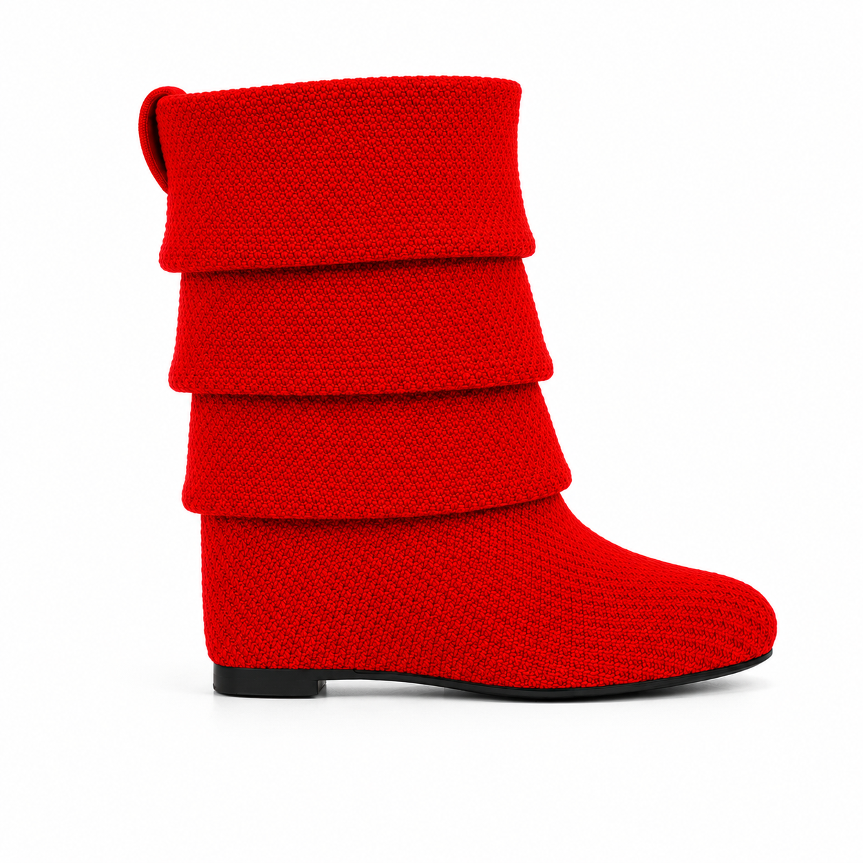 LONDON WEDGE BOOT - RED